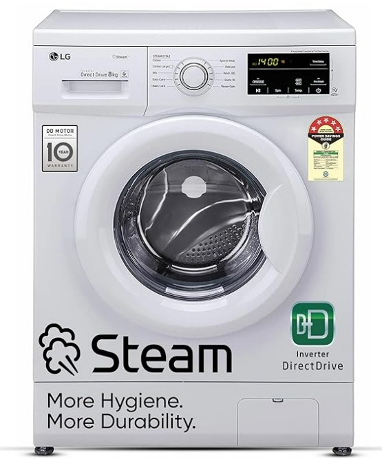 LG Front-Loading Steam Washing Machine - Ultimate Laundry Comfort